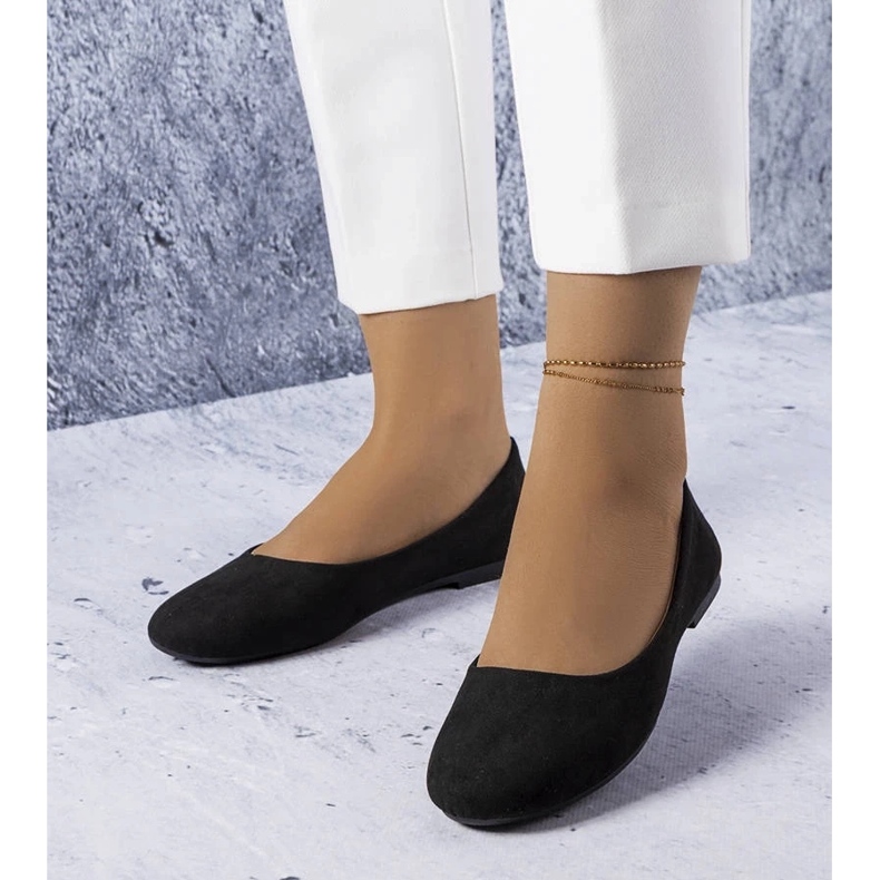 D/GMR Sapatilha preta com palmilha de couro, Lespérance preto