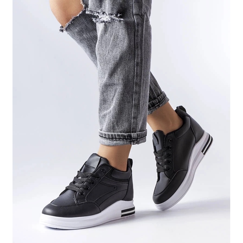 D/GMR Tênis preto com brilho Bonevil