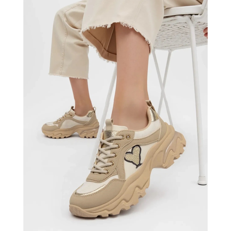 Sneakers femininos Solara Khaki bege
