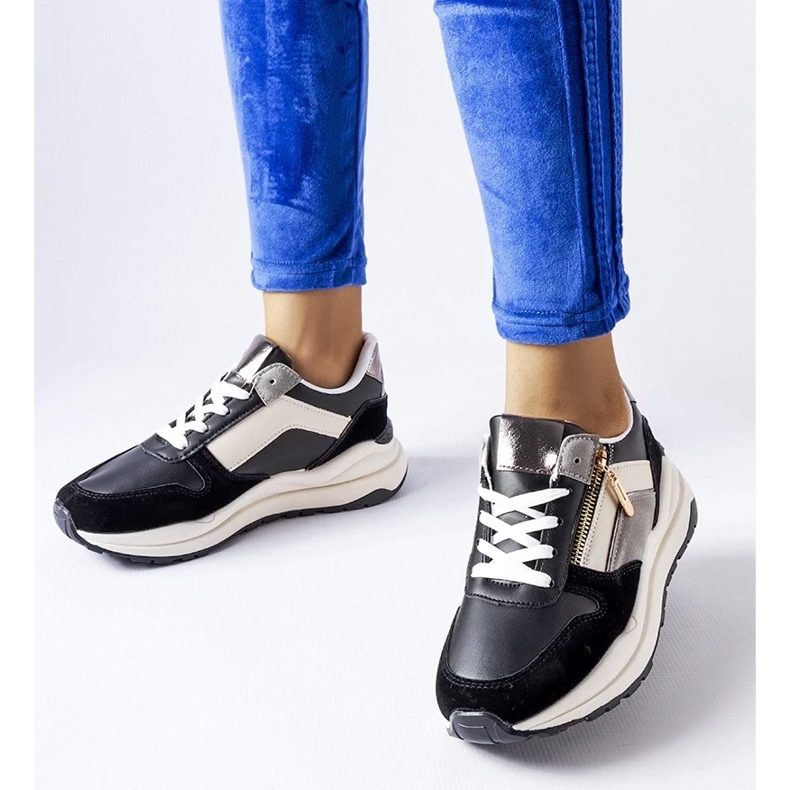 D/GMR Tênis Cecchi branco e preto