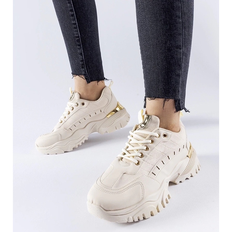 D/GMR Tênis esportivo Laudes bege