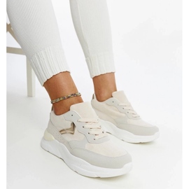 D/GMR Tênis bege na plataforma Nereida