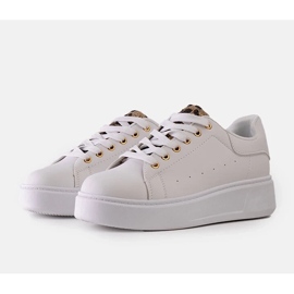 D/CEO Tênis branco com decoração Asmait atraente
