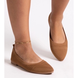 D/CEO Sapatilhas Wendana em tecido caramelo marrom