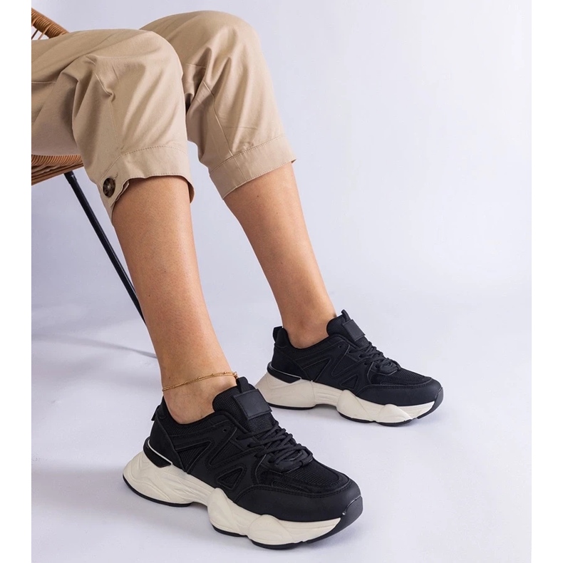 D/CEO Tênis esportivos negros mulheres imperios preto