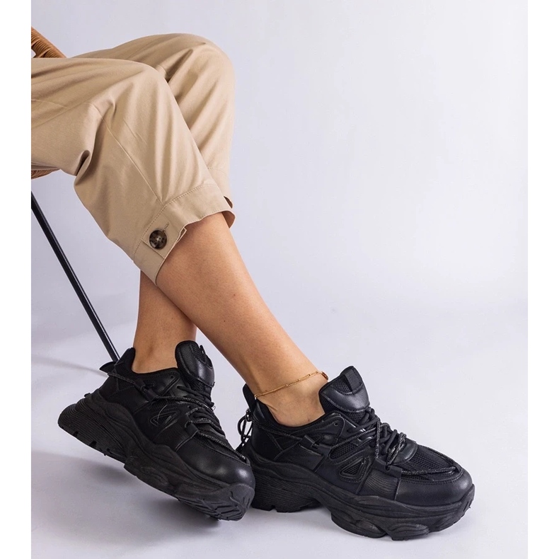 D/CEO Tênis negros esportes femininos ivett preto