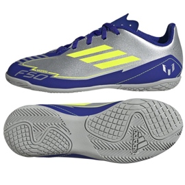 Adidas F50 Club Messi em IH0922 sapatos de prata
