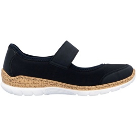Rieker N42B0-14 Velcro Sapatos azul marinho