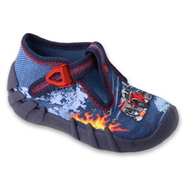 Chinelos infantis Befado com fecho 110P511 azul Chinelos infantis Befado com fecho 110P511 azul
