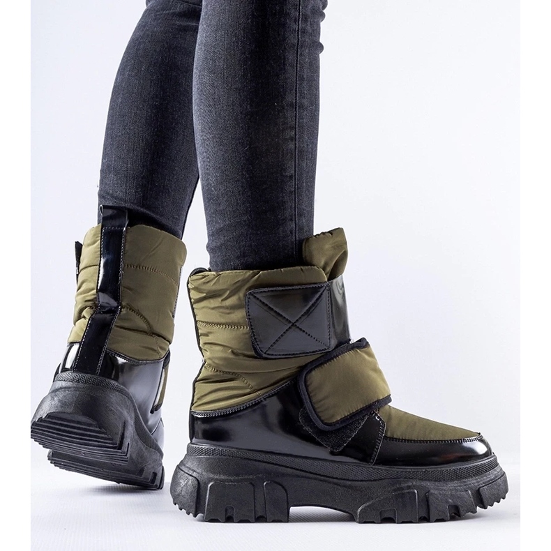 D/CEO Botas de neve Hutchinson com isolamento verde