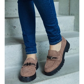 D/CEO Mocassins de camurça marrom Vinceza