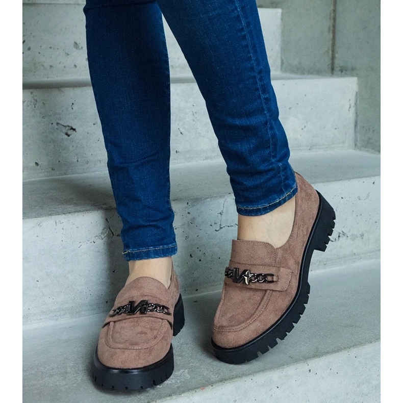 D/CEO Mocassins de camurça marrom Vinceza castanho