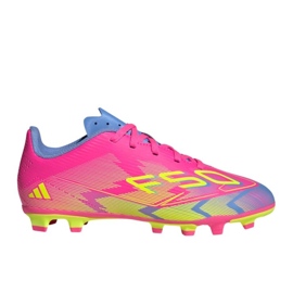 Adidas F50 Club FG/MG JH6422 Sapatos de futebol rosa