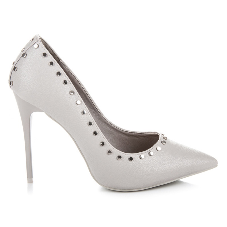 Vices New Collection Alfinetes com strass cinza