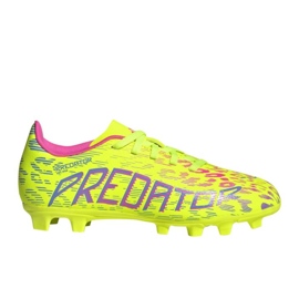 Adidas Predator Club FG/MG ID3811 Sapatos de futebol Amarelo