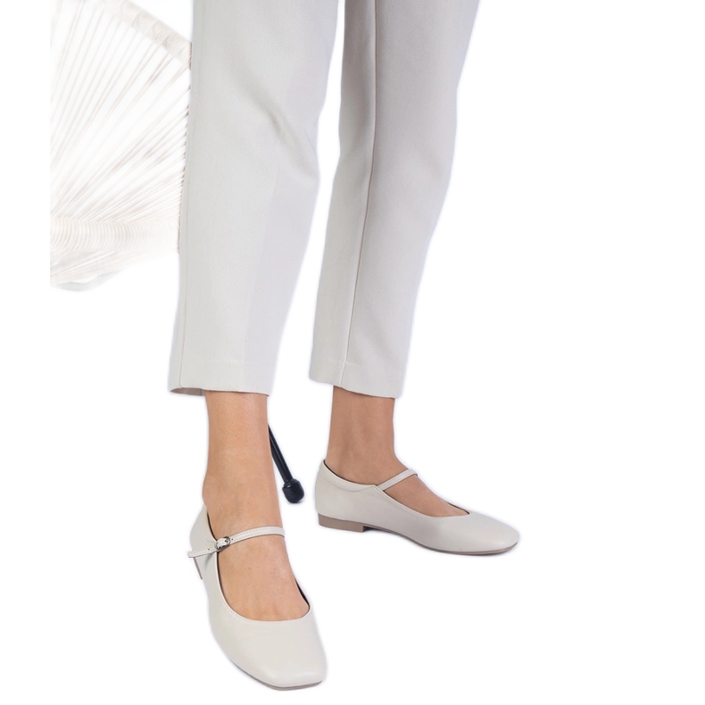 Ballerinas Eco -Leather Bege Classic