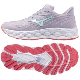 Mizuno Wave Sky 8 J1GD240273 Sapatos de corrida roxo