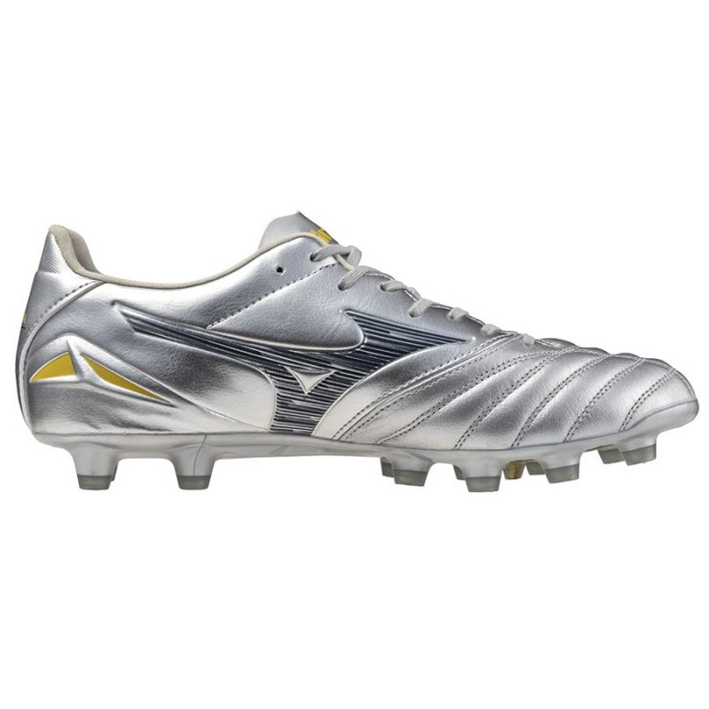 Mizuno Morelia Neo IV Pro MG P1GA253404 Sapatos de futebol prata