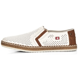 Rieker B5297-80 Sapatos Openwork White branco