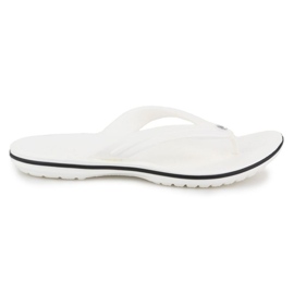 Flip-flops masculinos Crocs Crocband Flip 11033-100 branco