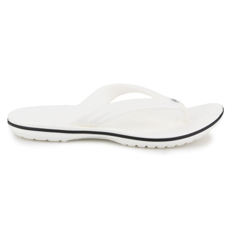 Flip-flops masculinos Crocs Crocband Flip 11033-100 branco