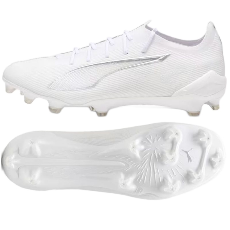 Puma Ultra 5 Ultimate FG 107683-04 Sapatos de futebol branco