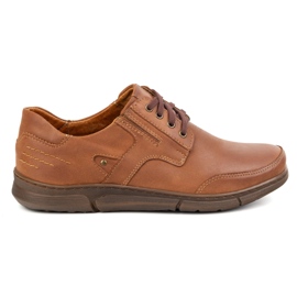 Polbut Sapatos masculinos Camelo J55 Casual marrom