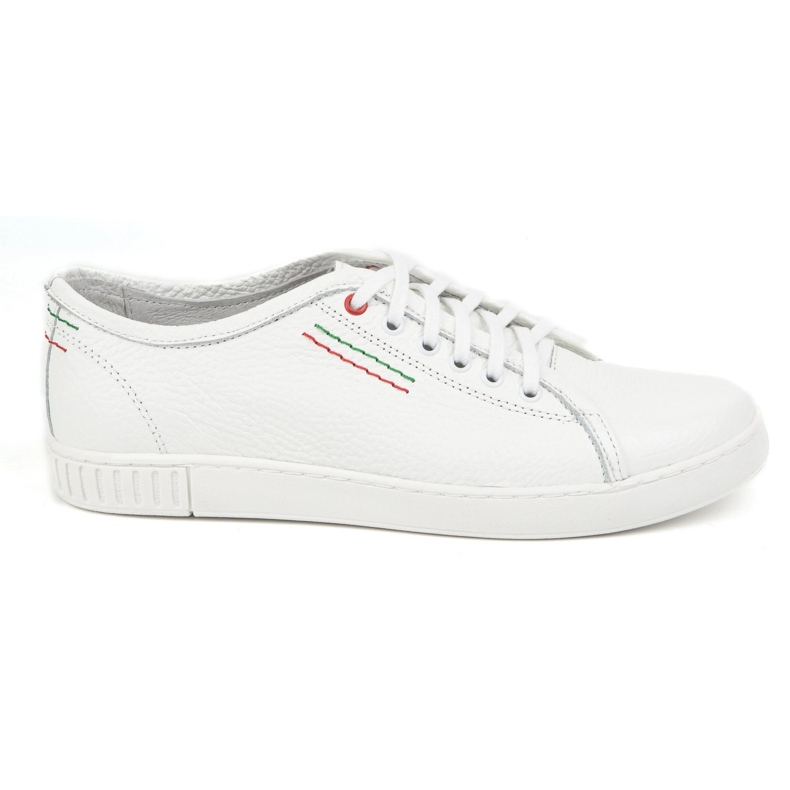 Sapatos de couro Polbut Sneakers Modelo 2129 Branco
