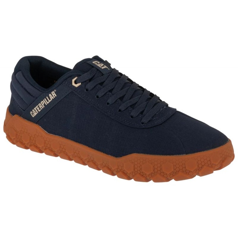 Caterpillar Hex+ Canvas P726264 Sapatos azuis da marinha azul