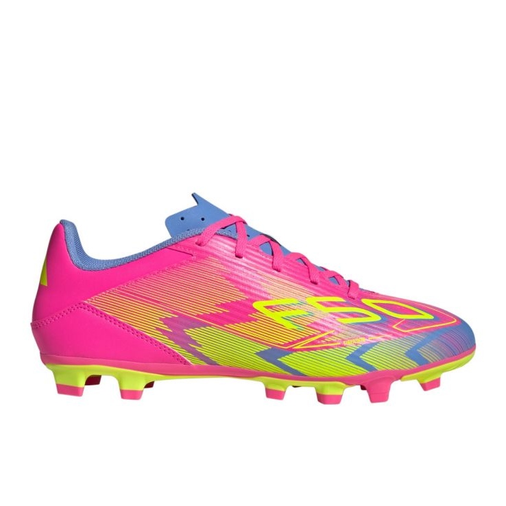 Adidas F50 Club FG/MG JH6420 Sapatos de futebol rosa