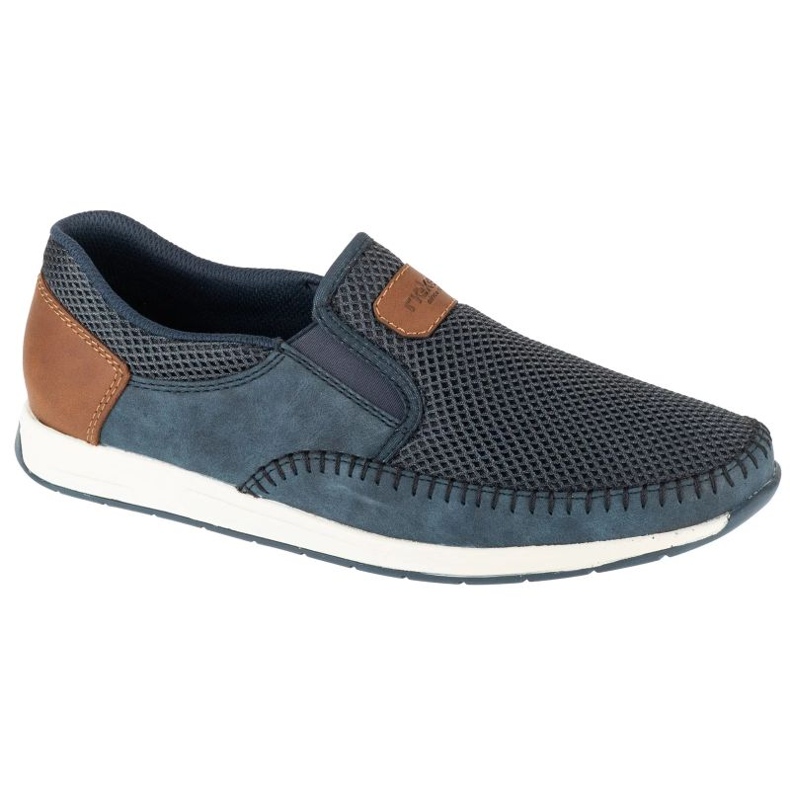 Rieker Mocassins 11954-14 Sapatos azuis da marinha azul