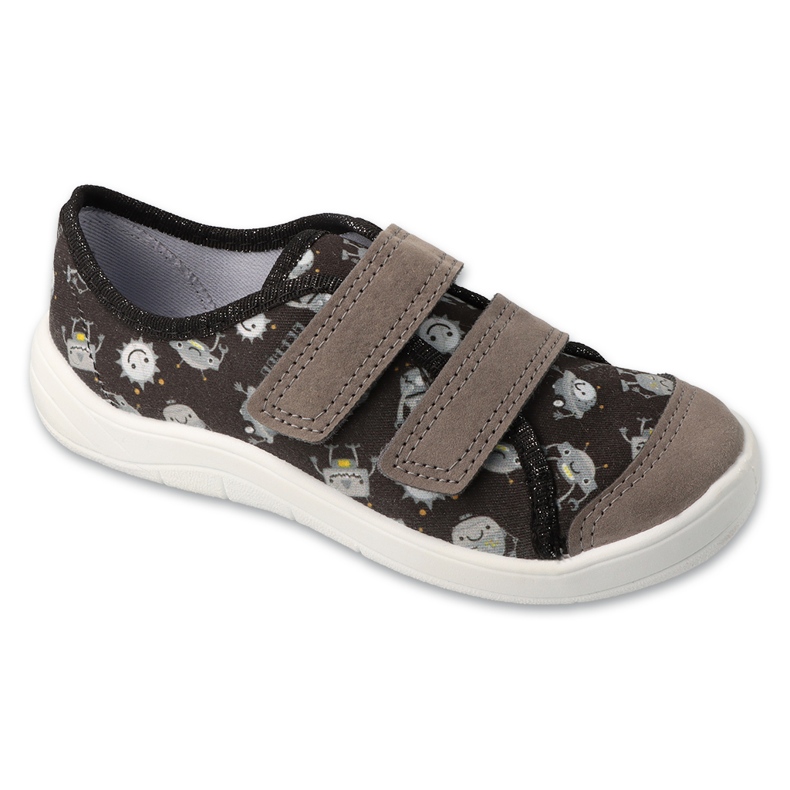 BEFADO BEBÊ SLIPPERS BLACK 772Y019 em criaturas cósmicas preto