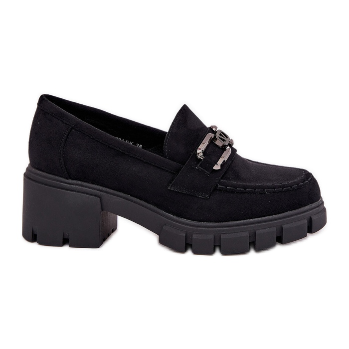 Vinceza Sapatos femininos de camurça ECO com decoração de Vincez 39921 Black preto