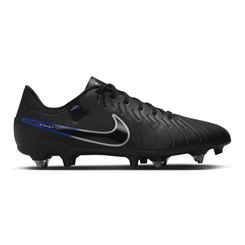 Nike Tiempo Legend 10 Academia SG-Pro AC AC DV4338-040 Sapatos de futebol preto