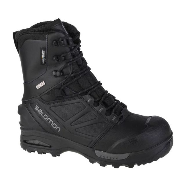 Salomon Toundra Pro Clima Salomon Sapatos impermeáveis ​​404727 preto preto