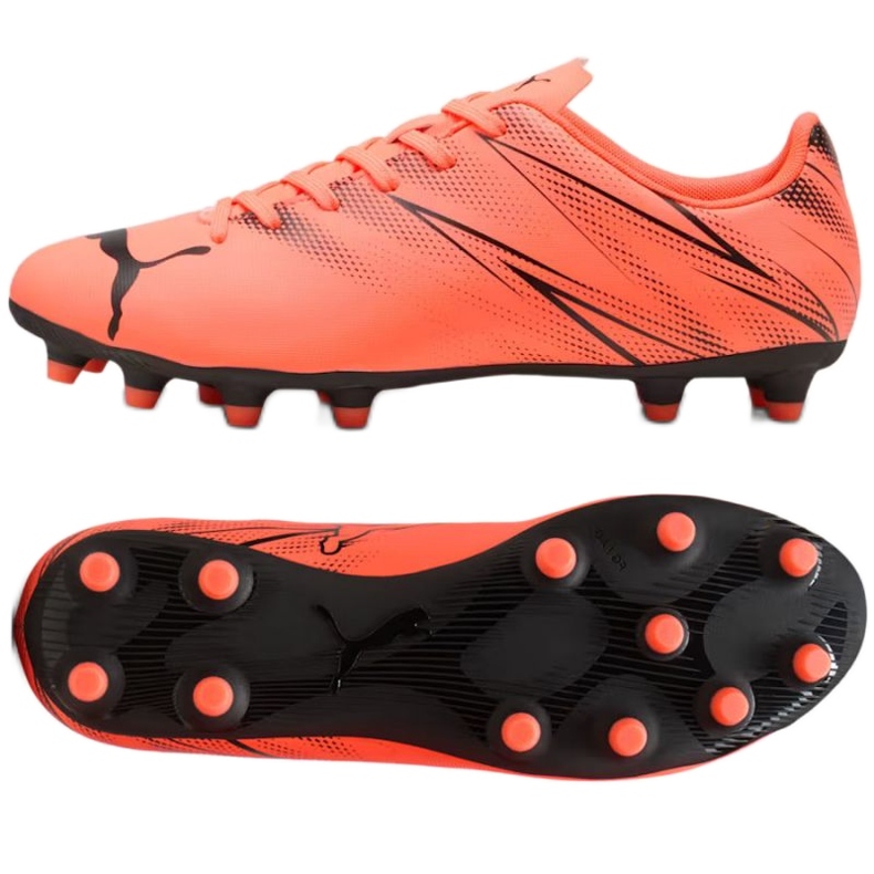 Puma Attacanto FG/AG 107477-14 Sapatos de futebol vermelho