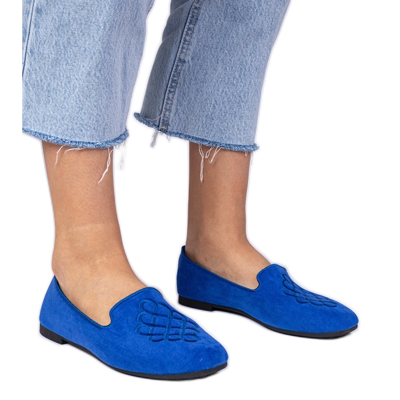 Blue Women's EcoSam e Borderyer Ballerinas azul