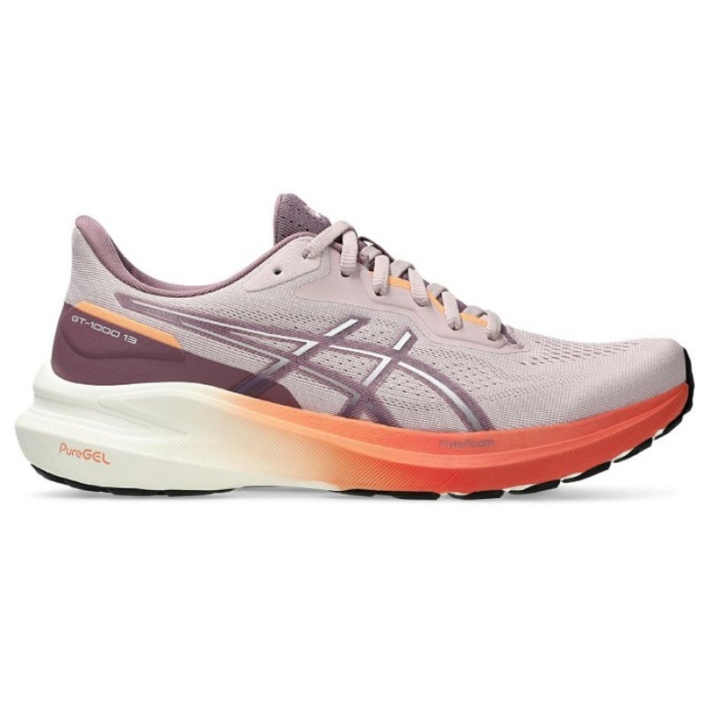 Tênis de corrida Asics GT 1000 13 1012B663700 rosa