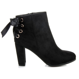 Abloom Botas altas com fita preto Abloom Botas altas com fita preto