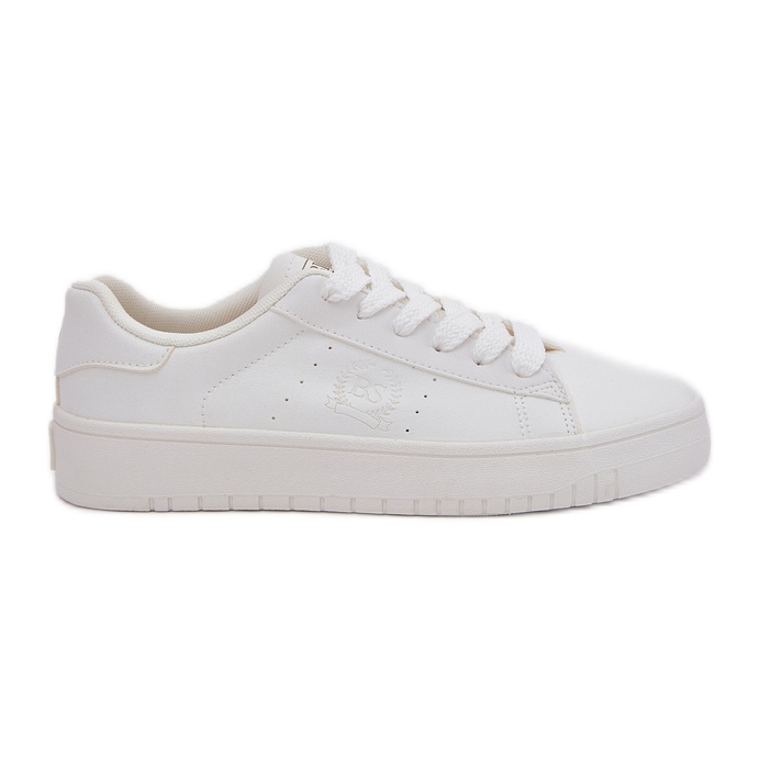 Tênis femininos baixos com Eco Leather Big Star NN274577 Branco