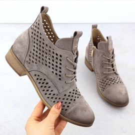 BOTAS ABRIL DE MULHERES CULIDADE KHAKI POTOCKI SZ12091 verde