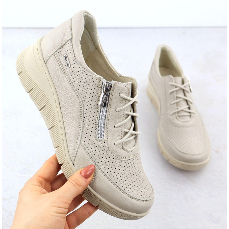 Ekri Helios 427 cunhas perfuradas para cunhas perfuradas bege