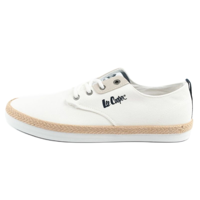Lee Cooper LCW-25-02-3252M Tênis de tênis masculinos brancos