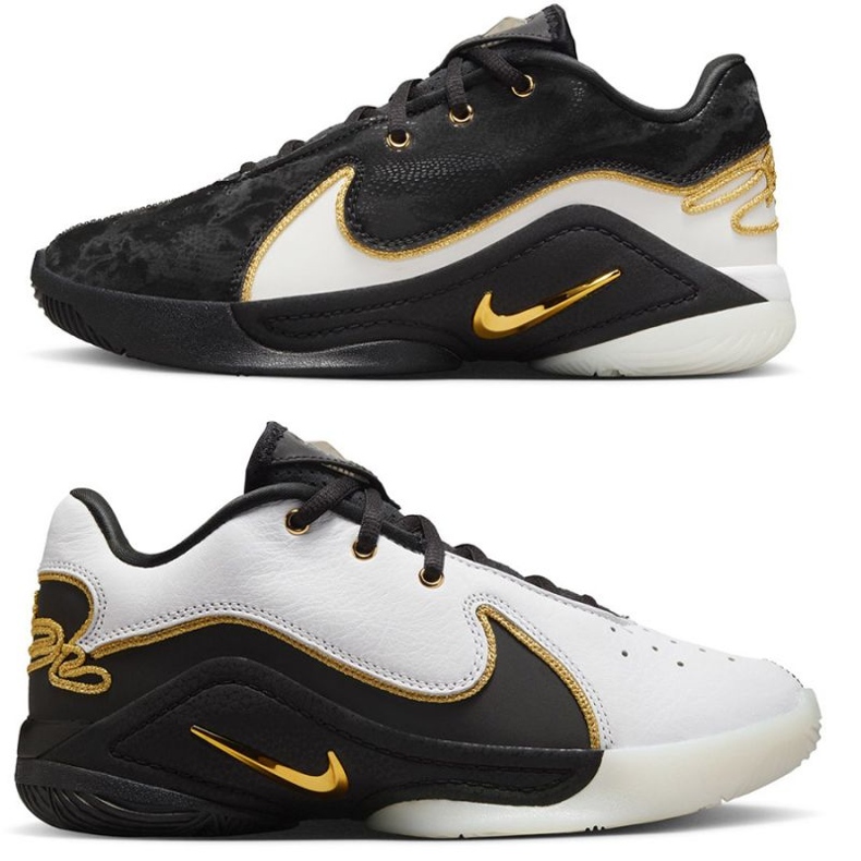 Nike LeBron XXII BHM GS HV8616-100 Sapatos preto