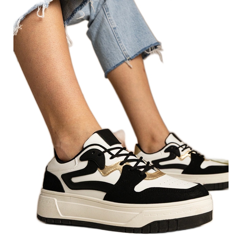 Tênis negros tênis esportivos femininos preto