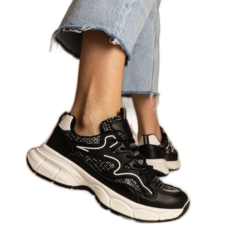 Tênis de tênis pretos tênis esportivos