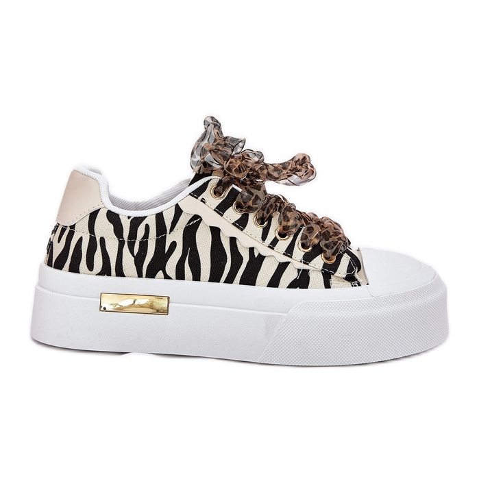 Tênis femininos com amarelo decorativo preto e bege