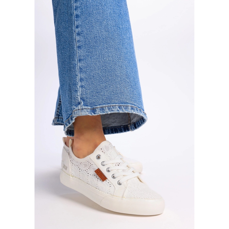 Big Star Women Sneakers com padrão W274925 Branco