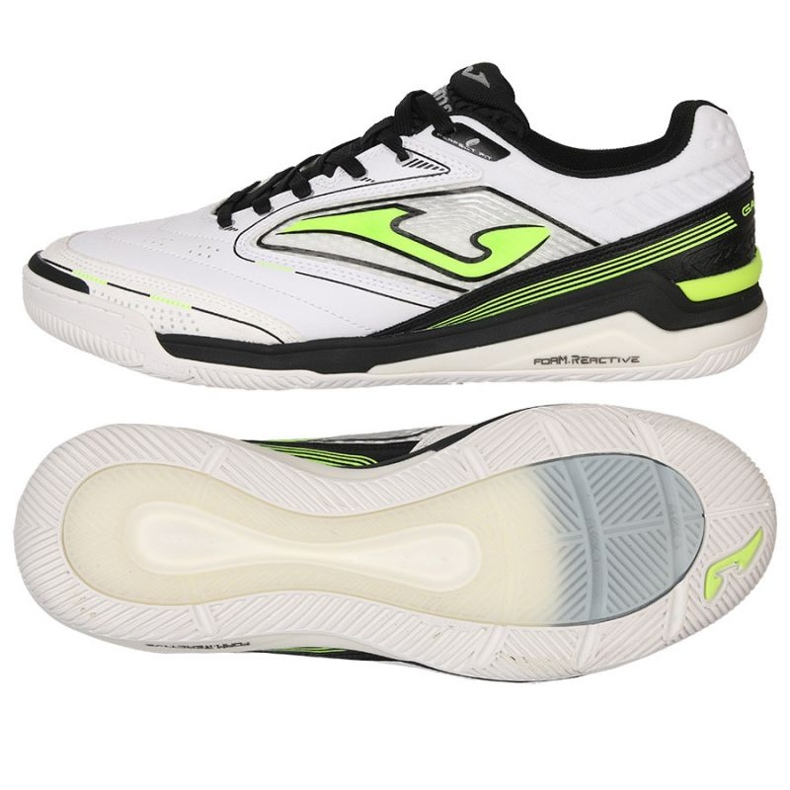 Joma Gambeta Sapatos de futebol 2501 em gams2502in branco