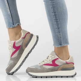 Filippo DP7070/25 tênis de couro bege